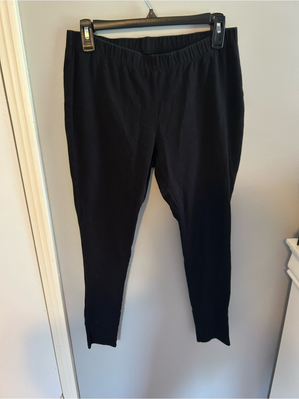 Faded Glory Black Women's Elastic Waist Leggings